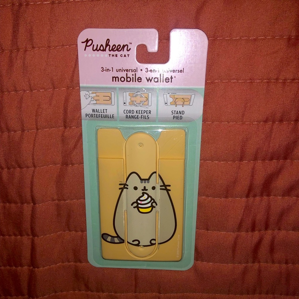 PUSHEEN cell phone wallet ‼️$5 Sale‼️